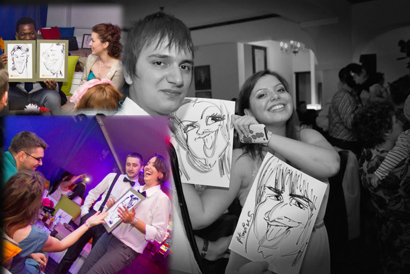 Caricatură live 14