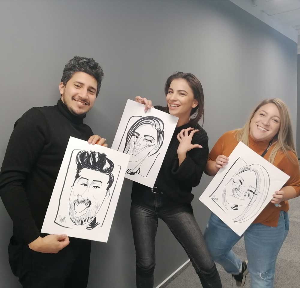 Caricatură live 2